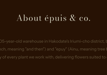 épuis & co. — Shopify Storefront preview